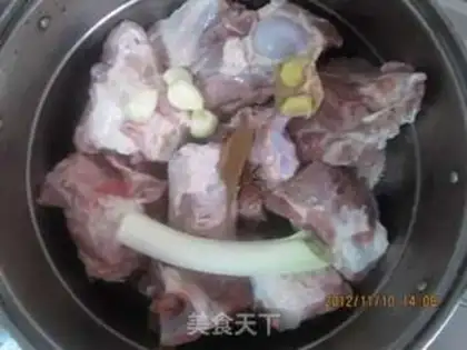 Make The big bone of sauce step 2
