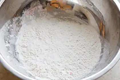 Make pancake ham pizza step 0