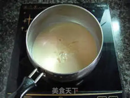 Make Snowflake chestnut cake step 8