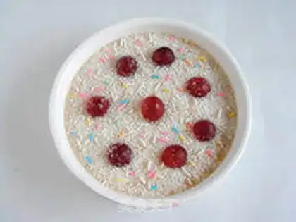 Make Snowflake chestnut cake step 11