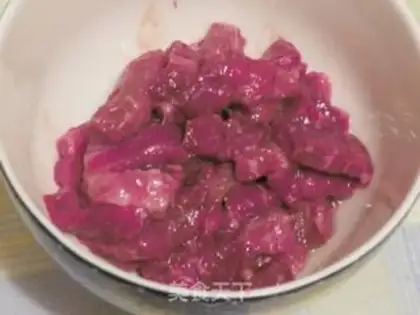 Make Korean beef string step 0