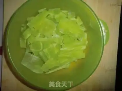 Make Spicy green wood step 1