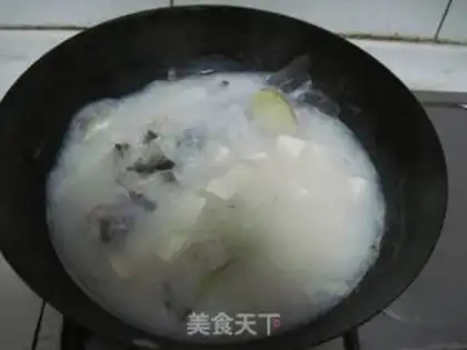 Make Tofu soup step 3