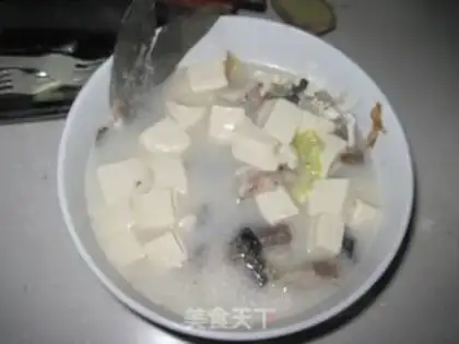 Make Tofu soup step 4
