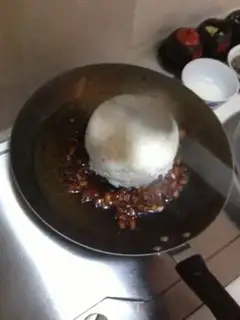 Make Egg fried rice step 5