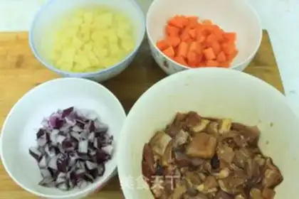 Make Curry chicken step 1