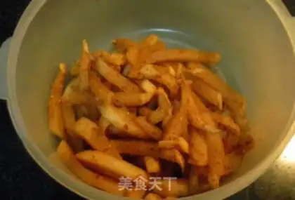 Make Five spicy carrots dry step 6
