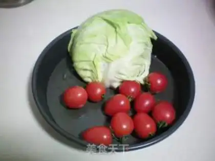 Make Clear the tomato cabbage step 0