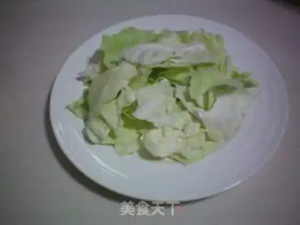 Make Clear the tomato cabbage step 2