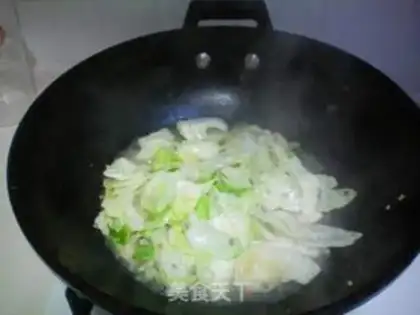 Make Clear the tomato cabbage step 5