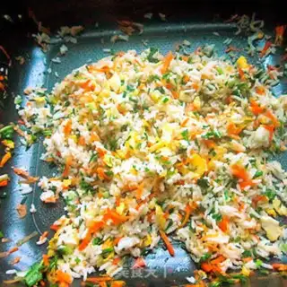 Make Vegetable rice step 8