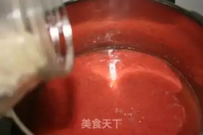 Make Sugar melon sauce step 6