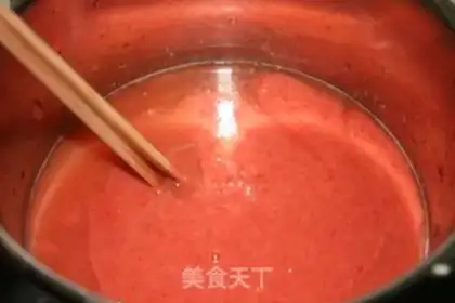 Make Sugar melon sauce step 7