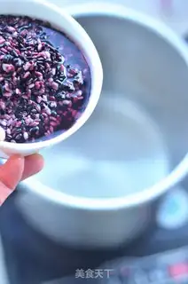 Make Coconut and black rice step 2