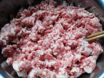 Make The rice meatballs step 1