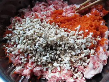 Make The rice meatballs step 2