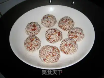 Make The rice meatballs step 7