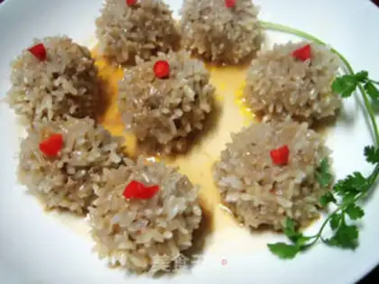 Make The rice meatballs step 8