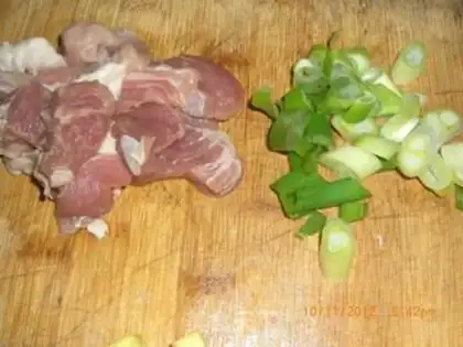Make Cow-legged shrimp step 1
