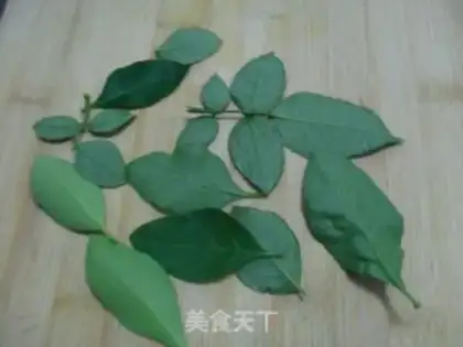 Make Chocolate leaves cake step 1