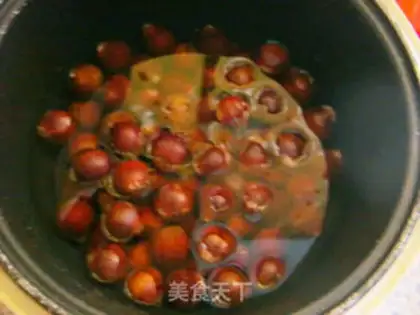 Make Sugar for chestnuts step 1