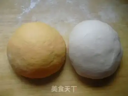 Make Butterfly buns step 1