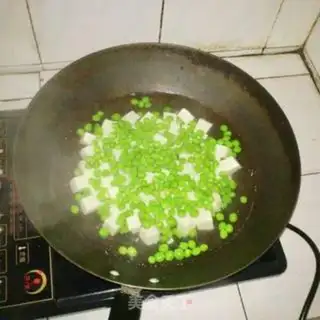 Make Peas and tofu step 4