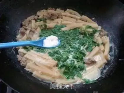 Make Scrawny bean soy sauce step 13