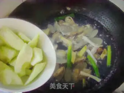 Make Flowers and melon soup step 10