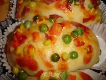 Make Rainbow yogurt bread step 5