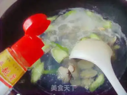 Make Flowers and melon soup step 13