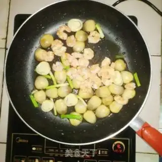 Make Straw mushroom shrimp step 6