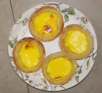 Make Home-style egg tarts step 4