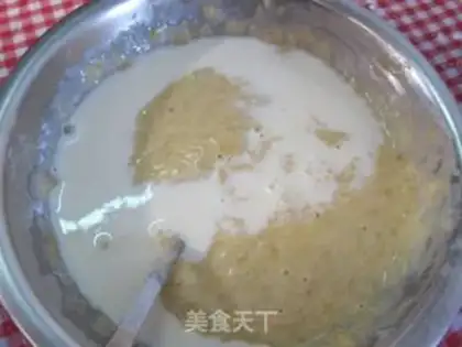 Make Banana pancakes step 3
