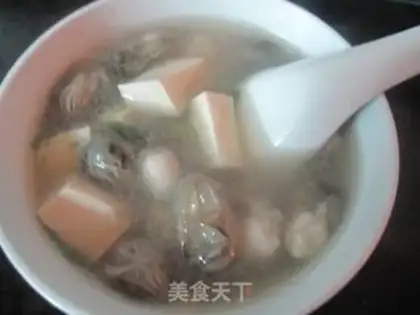 Make Sea turtle tofu soup step 3