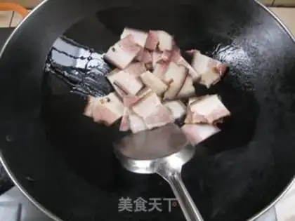 Make Garlic meat step 2