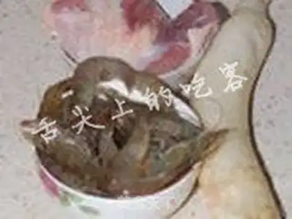 Make Shrimp radish step 0