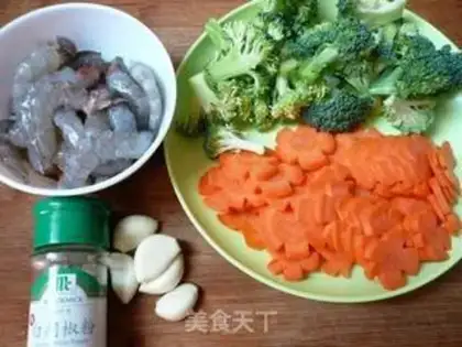Make Emerald shrimp balls step 0