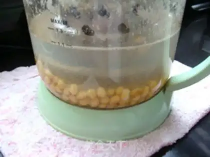 Make Soybean sesame bag step 1