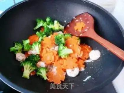 Make Emerald shrimp balls step 5