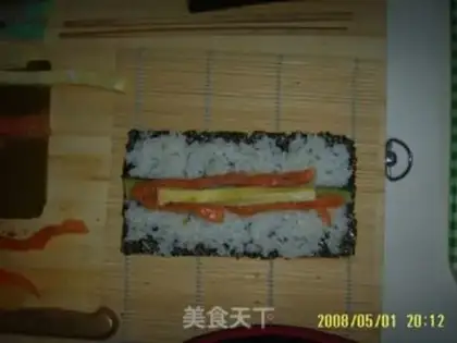 Make Sushi step 1