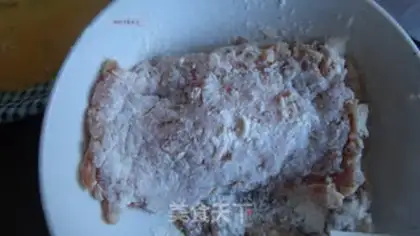 Make Powder pork chops step 4