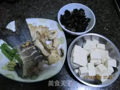 Make Tofu soup step 0