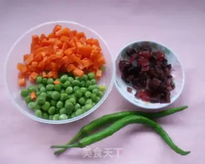 Make ♪ A time-meat fried rice ♪ step 0