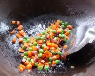 Make ♪ A time-meat fried rice ♪ step 4