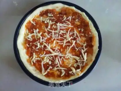 Make A garden bacon pizza step 17