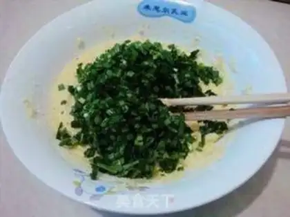 Make Eggs and bean cake step 5