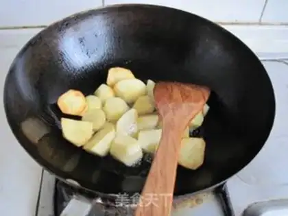 Make Red burning potatoes step 2
