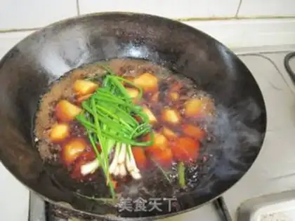 Make Red burning potatoes step 3