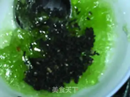 Make Black sesame ball step 3